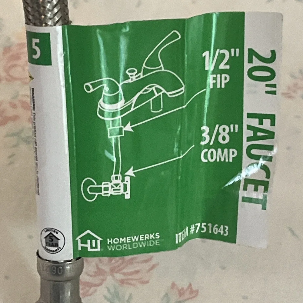 Braided Faucet Connector 3/8